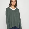 ONLY Petite ONLAMALIA V NECK - Jumper - Balsam Green -ONLY Petite store 3ce08cf115b84cce994f78c271815dd9
