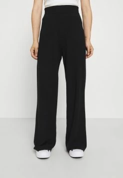 ONLY Petite ONLCOZY WIDE PANTS - Trousers - Black