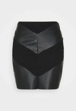 ONLY Petite ONLVIOLA MIX SKIRT - Mini Skirt - Black -ONLY Petite store 3e93c245b4cc473aaa054d0532883234