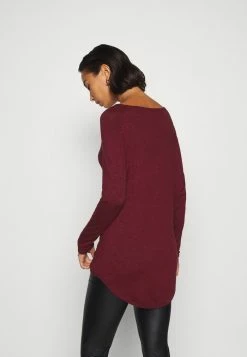 ONLY Petite ONLMILA LACY LONG - Jumper - Sun Dried Tomato Melange -ONLY Petite store 416d9cf565af4c208532a0f5f7b87972