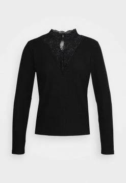 ONLY Petite ONLNELLA HIGHNECK - Long Sleeved Top - Black