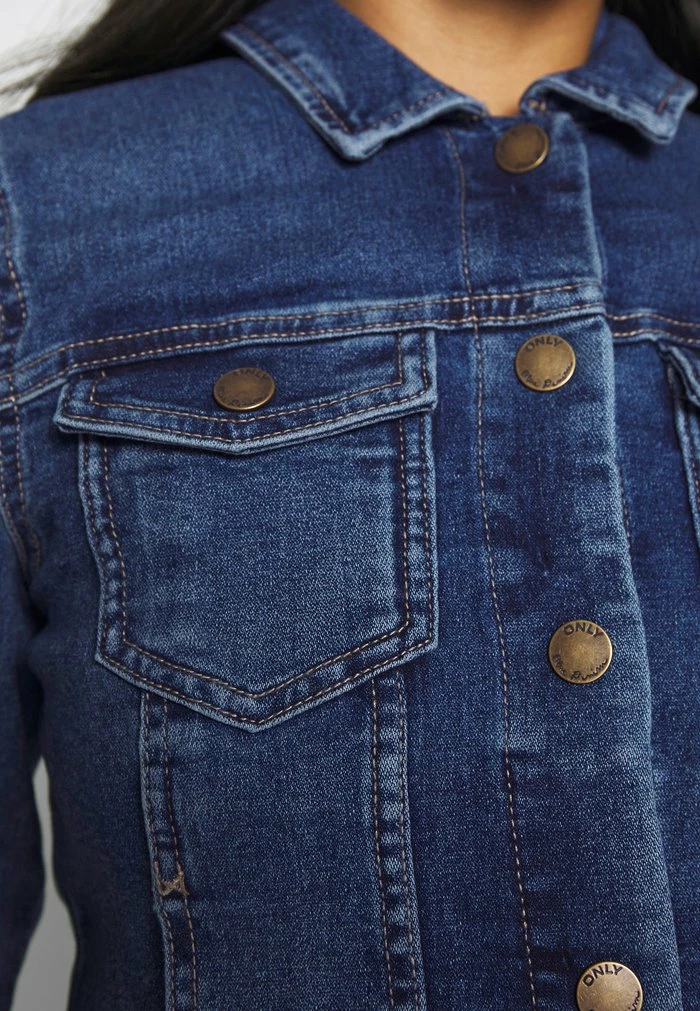 ONLY Petite ONLWESTA - Denim Jacket - Dark Blue Denim 8 ONLY Petite ONLWESTA - Denim Jacket - Dark Blue Denim - Image 6