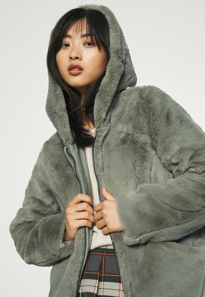 ONLY Petite ONLMALOU COAT - Winter Coat - Shadow 6 ONLY Petite ONLMALOU COAT - Winter Coat - Shadow - Image 4