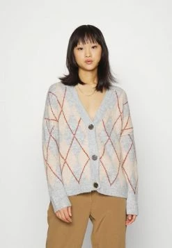 ONLY Petite ONLKINE CARDIGAN - Cardigan - Light Grey Melange