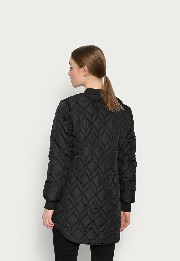 ONLY Petite ONLALLISON QUILTED LONG - Short Coat - Black 5 ONLY Petite ONLALLISON QUILTED LONG - Short Coat - Black - Image 3