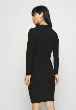 ONLY Petite ONLEMMA HIGH NECK DRESS - Shift Dress - Black -ONLY Petite store 468035317fe540b1b3b0451771a02784