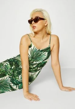 ONLY Petite ONLNOVA LUX STRAP MAXI DRESS - Maxi Dress - Green -ONLY Petite store 46f3bff405624bafa36ec085a797653e