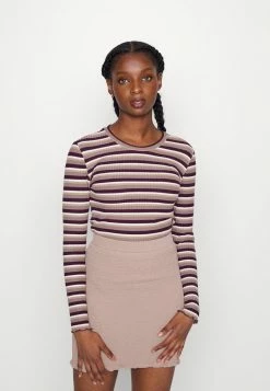 ONLY Petite ONLEMMA O NECK - Long Sleeved Top - Toasted Coconut