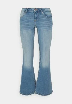 ONLY Petite ONLCORAL ANKLE FLARED - Relaxed Fit Jeans - Light Blue Denim -ONLY Petite store 4903561774364f6f8e3b8a27e7577750