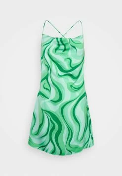 ONLY Petite ONLDAYA STRAP PRINT DRESS - Cocktail Dress / Party Dress - Marine Green