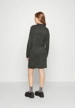 ONLY Petite ONLLEVA BELT DRESS - Jumper Dress - Dark Grey -ONLY Petite store 494a2c86d1cd40d595c28649990be59d