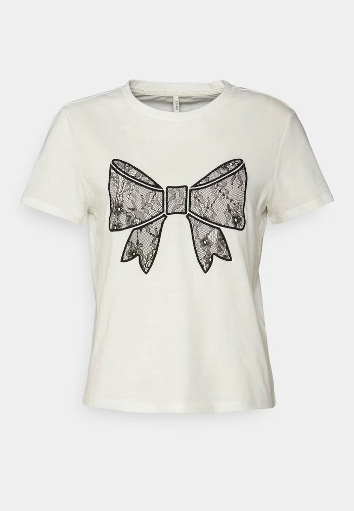 ONLY Petite ONLTRILLE TOP - Basic T-shirt - Cloud Dancer 6 ONLY Petite ONLTRILLE TOP - Basic T-shirt - Cloud Dancer - Image 4