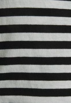 ONLY Petite ONLMAY STRIPE DRESS - Day Dress - Black/cloud Dancer -ONLY Petite store 4aea4da1dd174c7faebd96e2a896883c