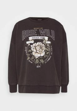 ONLY Petite ONLLUCINDA LIFE - Sweatshirt - Black -ONLY Petite store 4b7ce47d9dfd4a659449c29f1f320382