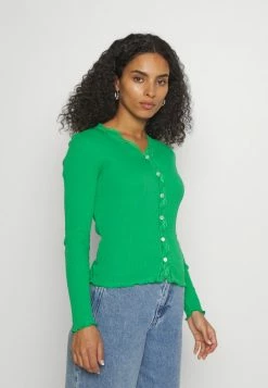 ONLY Petite ONLMICHELA CARDIGAN - Long Sleeved Top - Green Bee