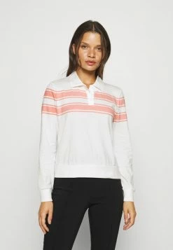 ONLY Petite ONLINCBEATESTRIPE TEE - Polo Shirt - Cloud Dancer/rosette