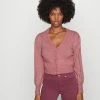 ONLY Petite ONLLEVA PUFF CARDIGAN - Cardigan - Dusty Rose -ONLY Petite store 4d80a782dda84b85817c7ca9d6ce313c
