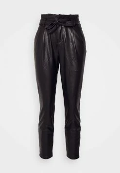 ONLY Petite ONLPOPTRASH EASY PAPERBAG - Trousers - Black -ONLY Petite store 4dd66d7ef22443d4ba92bfa7ca747b52