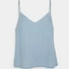 ONLY Petite ONLPEMA CAMMI SINGLET - Top - Light Blue Denim -ONLY Petite store 4eda779b040347ad97f26f4671f74dcf