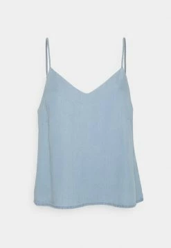 ONLY Petite ONLPEMA CAMMI SINGLET - Top - Light Blue Denim