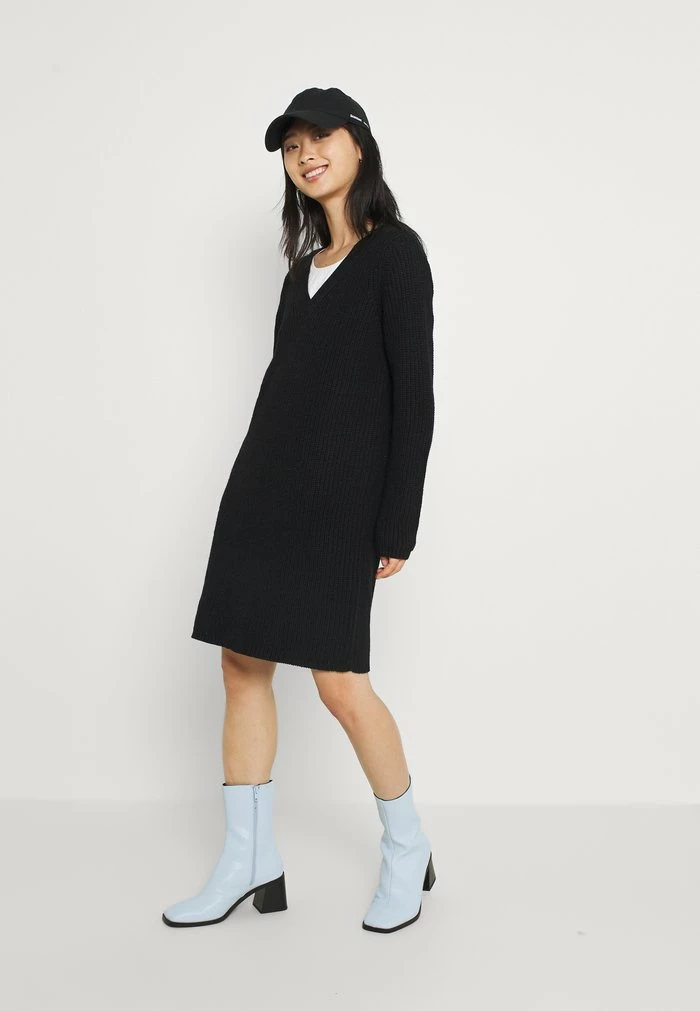 ONLY Petite ONLMELTON LIFE DRESS - Jumper Dress - Black 4 ONLY Petite ONLMELTON LIFE DRESS - Jumper Dress - Black - Image 2