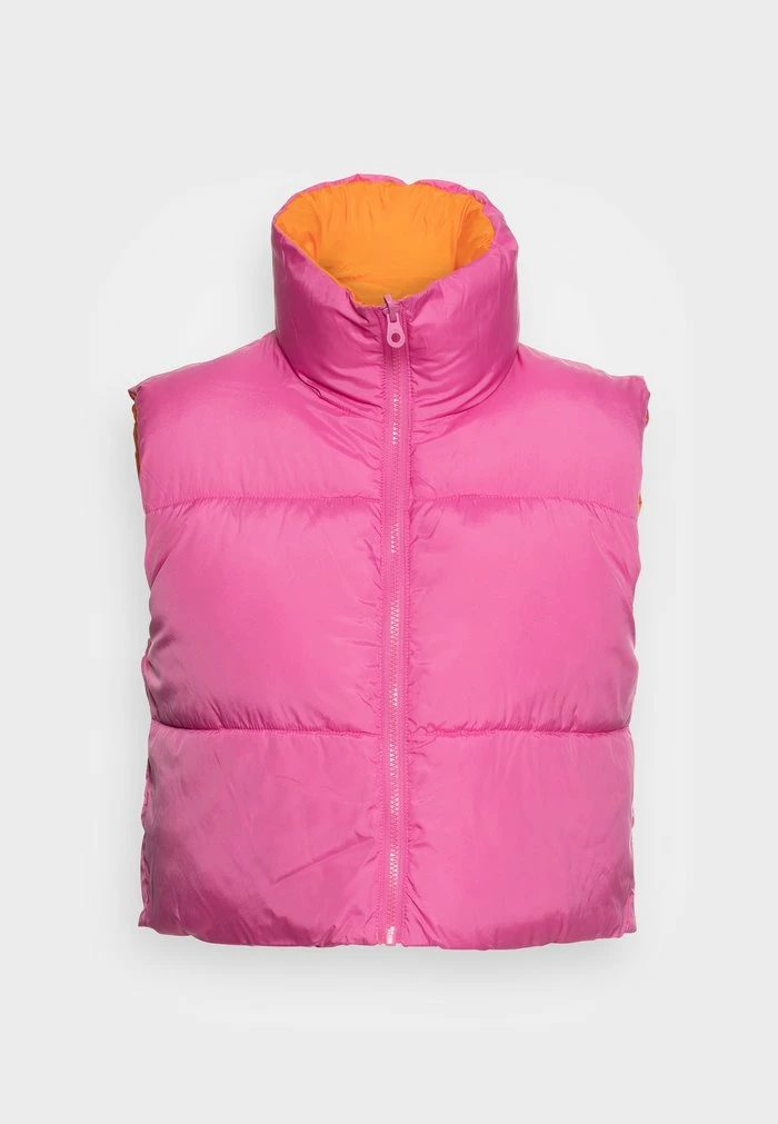 ONLY Petite ONLRICKY WAISTCOAT BLOK - Waistcoat - Persimmon Orange/strawberry Moon 5 ONLY Petite ONLRICKY WAISTCOAT BLOK - Waistcoat - Persimmon Orange/strawberry Moon - Image 3