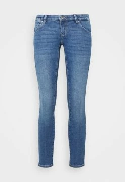 ONLY Petite ONLCORAL CUT PUSH UP - Jeans Skinny Fit - Medium Blue Denim