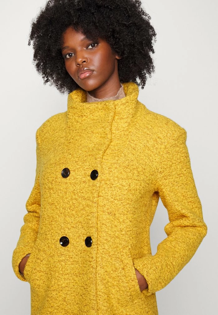 ONLY Petite ONLNEWSOPHIA COAT - Short Coat - Golden Yellow Melange 6 ONLY Petite ONLNEWSOPHIA COAT - Short Coat - Golden Yellow Melange - Image 4