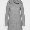 ONLY Petite ONLSEDONA LIGHT COAT - Short Coat - Light Grey Melange -ONLY Petite store 51a40374075c4d428758f038f8f2258b