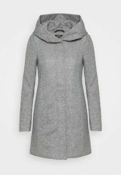 ONLY Petite ONLSEDONA LIGHT COAT - Short Coat - Light Grey Melange
