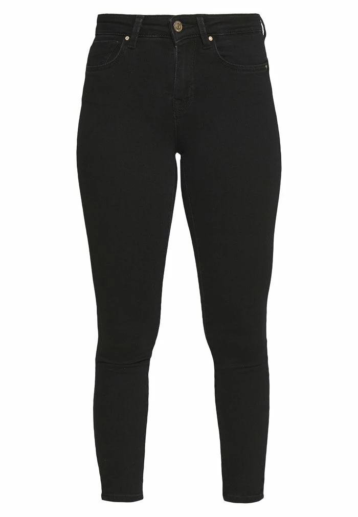 ONLY Petite NLPOWER MID PUSH UP - Jeans Skinny Fit - Black 6 ONLY Petite NLPOWER MID PUSH UP - Jeans Skinny Fit - Black - Image 4