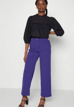 ONLY Petite ONLCAROLINA LONG PANT - Trousers - Patriot Blue -ONLY Petite store 5273f0e4bf8d419f931b59a010f8f891