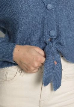 ONLY Petite ONLMONICA TIE CARDIGAN - Cardigan - Moonlight Blue Melange -ONLY Petite store 538aa4b99e594254894c9a2419405e79