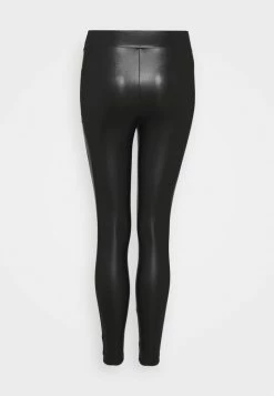 ONLY Petite ONLCOOL COATED PETITE - Leggings - Trousers - Black -ONLY Petite store 546f785cb5fa4a6e96ea56601a07345f