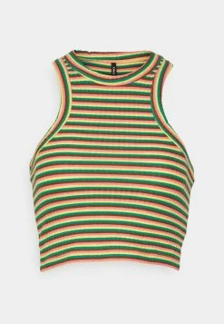 ONLY Petite ONLOFELIA SHORT - Top - Strawberry Pink/cream Gold/pepper Green/toffee -ONLY Petite store 54d5930cbbf940d992655edca2929ddb