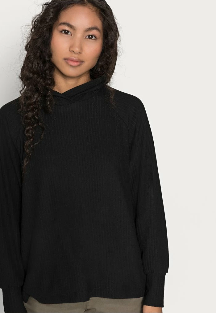ONLY Petite ONLNELLA HOOD - Hoodie - Black 6 ONLY Petite ONLNELLA HOOD - Hoodie - Black - Image 4