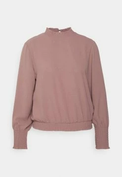 ONLY Petite ONLMETTE INGA HIGH NECKSMOCK - Blouse - Elderberry -ONLY Petite store 5522fff7ba19492b84adef79ae2377ee