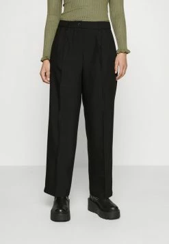 ONLY Petite ONLMATHILDE WIDE PANT - Trousers - Black