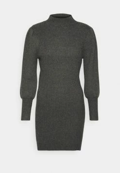 ONLY Petite ONLKATIA DRESS - Jumper Dress - Dark Grey Melange -ONLY Petite store 55de2d1155f645cdbb34af48f0dcf3f5