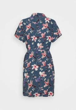 ONLY Petite ONLNOVA LIFE SHIRT DRESS - Shirt Dress - Vintage Indigo Butterfly Floral -ONLY Petite store 5699b12ec16c48a8890420e203bd7b31