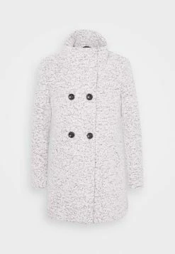 ONLY Petite ONLNEWSOPHIA COAT - Short Coat - Cloud Dancer/melange -ONLY Petite store 59123e2387bb4f5f987809ba10b16ac0