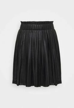 ONLY Petite ONLMIE PLEAT SKIRT - A-line Skirt - Black -ONLY Petite store 596c642ffe394c7f871eff8197c2bf19