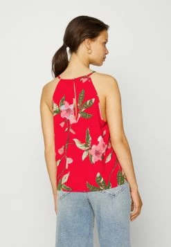 ONLY Petite ONLNOVA LUX KEYHOLE - Top - Chinese Red -ONLY Petite store 59867997b64245ddb74783580d007142