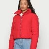 ONLY Petite ONLDOLLY SHORT PUFFER JACKET - Winter Jacket - Mars Red -ONLY Petite store 59f759b99fe54dcfbeea494fb6c5570a