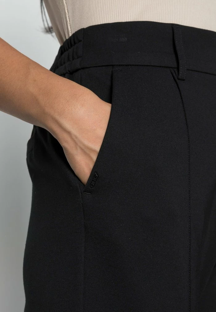ONLY Petite ONLPOPTRASH LIFE MID WAIST PIN TAILOR - Trousers - Black 7 ONLY Petite ONLPOPTRASH LIFE MID WAIST PIN TAILOR - Trousers - Black - Image 5