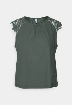 ONLY Petite ONLSILJA LIFE NEW MIX - Print T-shirt - Balsam Green -ONLY Petite store 5a9d1b0bae01445a8106dc4e478b4b0e