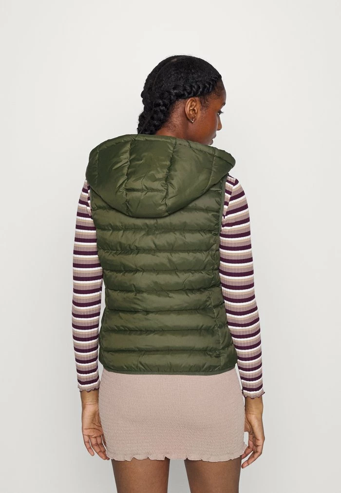 ONLY Petite ONLTAHOE HOOD JACKET - Waistcoat - Forest Night 5 ONLY Petite ONLTAHOE HOOD JACKET - Waistcoat - Forest Night - Image 3