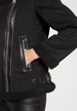 ONLY Petite ONLDIANA AVIATOR JACKET - Winter Jacket - Black -ONLY Petite store 5b7a82e4e98e441585407d41bb9a08b5