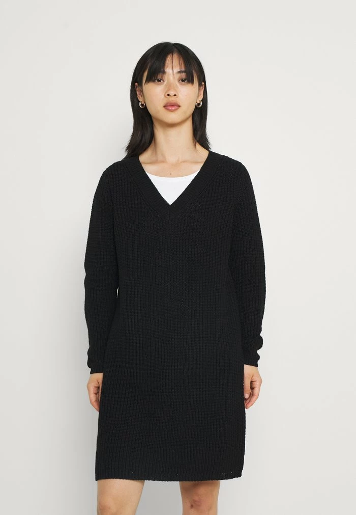 ONLY Petite ONLMELTON LIFE DRESS - Jumper Dress - Black 3 ONLY Petite ONLMELTON LIFE DRESS - Jumper Dress - Black