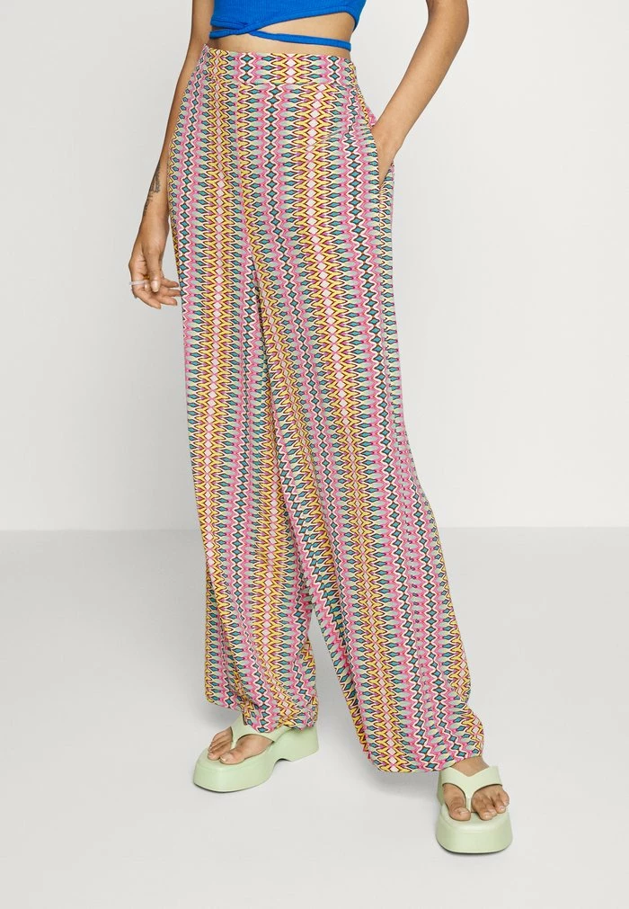 ONLY Petite ONLNOVA LUX ALBA PALAZZO PANT - Trousers - Solar Power/vibrant 3 ONLY Petite ONLNOVA LUX ALBA PALAZZO PANT - Trousers - Solar Power/vibrant